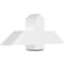 Ekena Millwork Eugene Architectural Grade PVC Gable Bracket, 36"W x 13 1/2"H x 6"D x 6"F, 9/12 Pitch GBP036X14X0606EUG00 - alternate 1